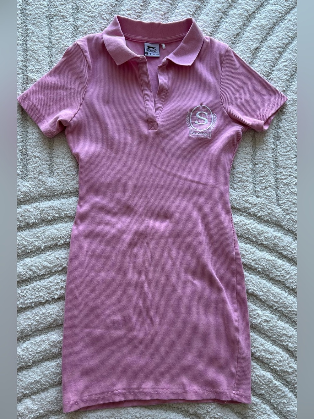 Slazenger Pink Polo Shirt Dress